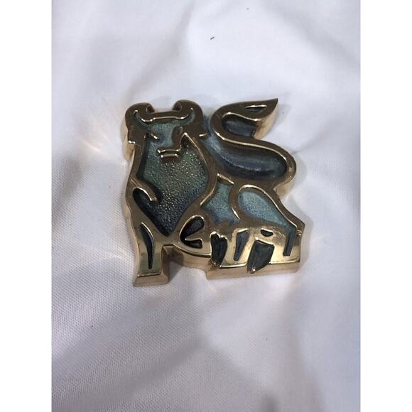 Merrill Lynch Logo Paper Weight, Promotional Desk Item, Stock Market Collector's - Picture 1 of 6